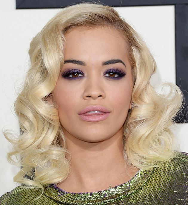 56th_GRAMMY_Awards_best_celebrity_beauty_looks_Rita_Ora_hairstyle_and_makeup
